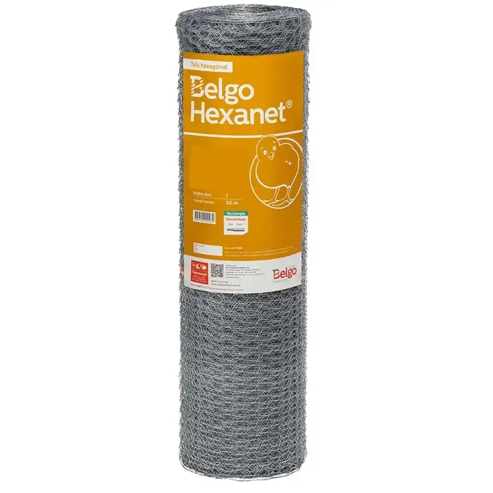 Tela pinteiro galvanizado Belgo 1X22 1,00X50M — fotografia 2