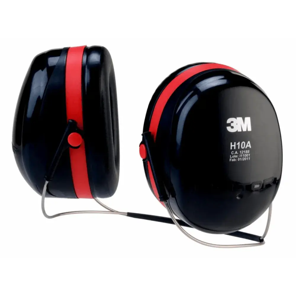 Abafador de ruido H10B em abs vermelho 3M — fotografia de referência