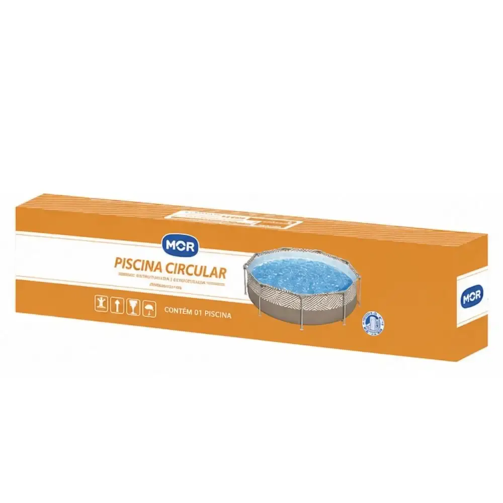 Piscina com armação circular 3.600L Mor — fotografia 4