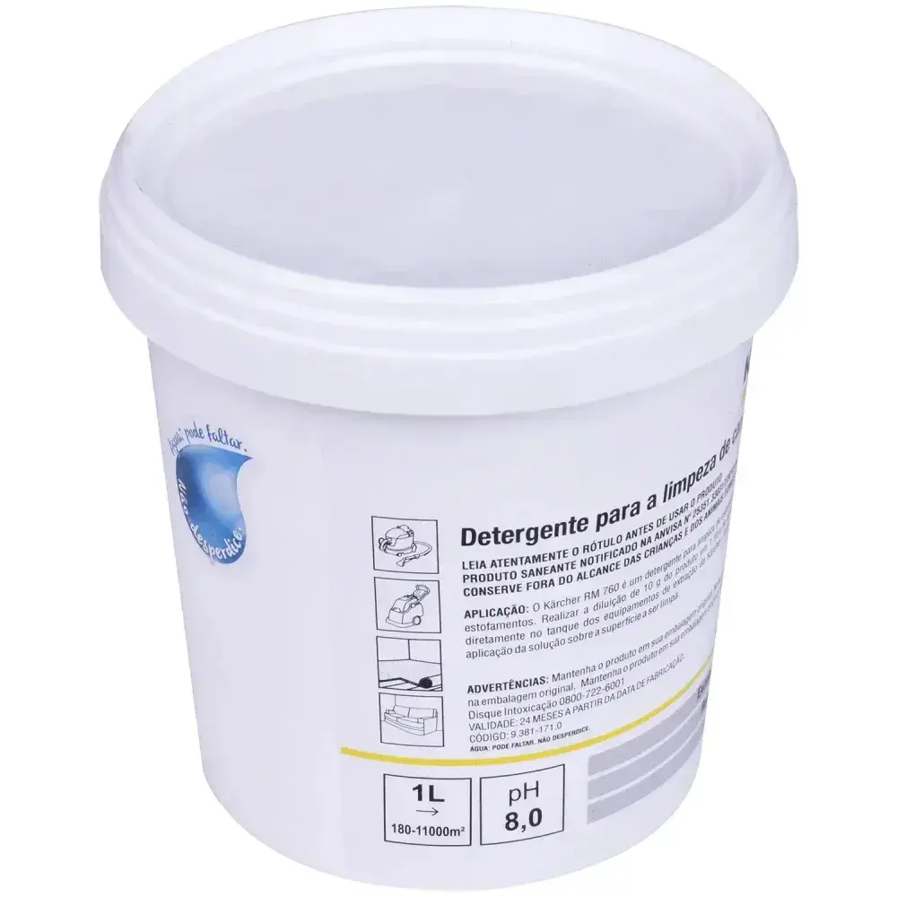 Detergente em pó para extratoras 800GR RM760 Karcher — fotografia 8