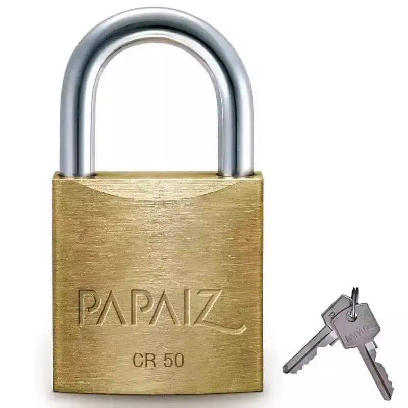 Cadeado standard latão CR 50 mesmo segredo Papaiz