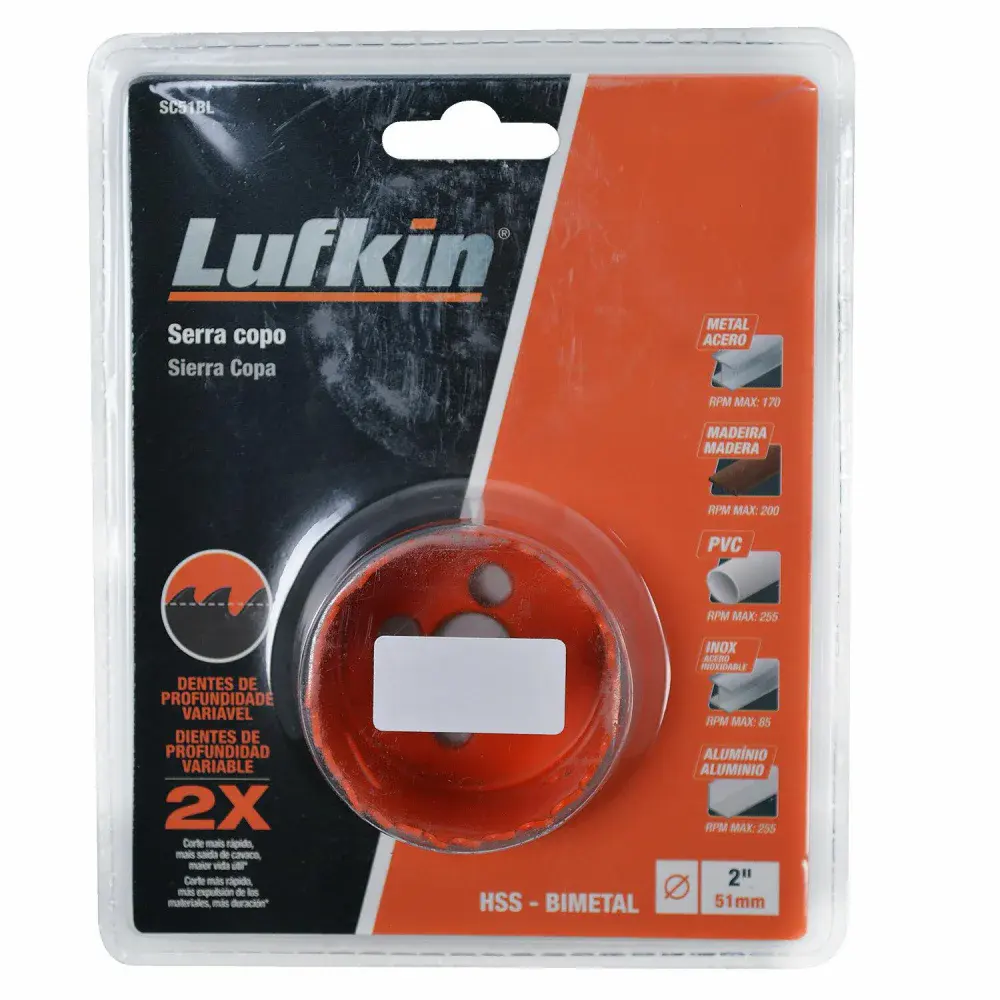 Serra copo 51MM 2” SC51BL Lufkin