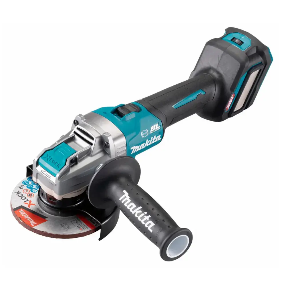 Esmerilhadeira xgt 5" bateria 40V com carregador 127V Makita — fotografia 7