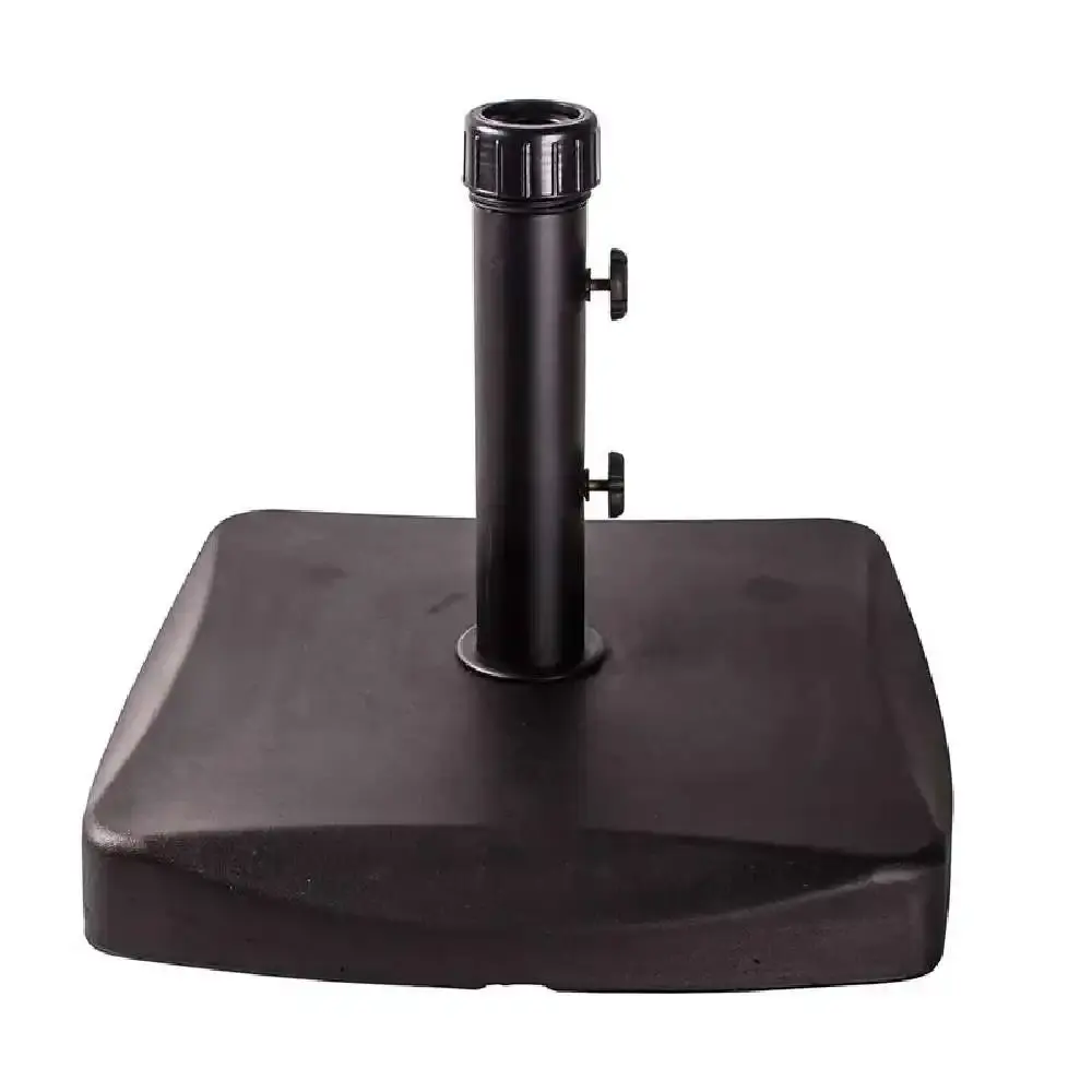 Base para ombrellone quadrada em concreto 25KG preta BEL Belfix — fotografia de referência