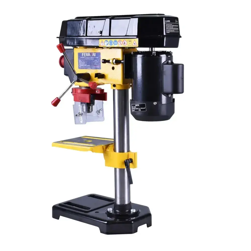 Furadeira de bancada com morsa e motor FG13 350W 127V Ferrari — fotografia 7