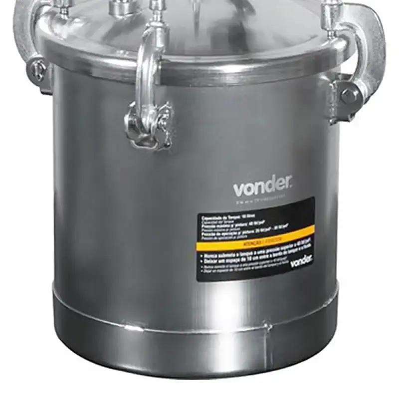 Tanque de pressão 10 litros para pintura Vonder — fotografia 3