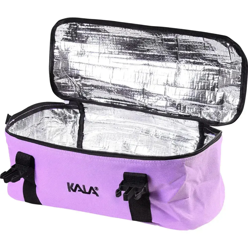 Bolsa térmica sintética 2 em 1 lilas 35L Kala — fotografia 10