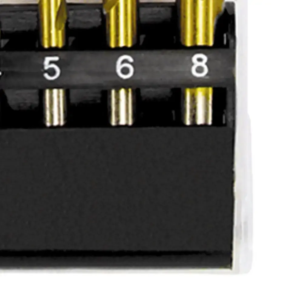 Kit de brocas aço rápido de 3 à 8 MM com 5 peças MTX — fotografia 3