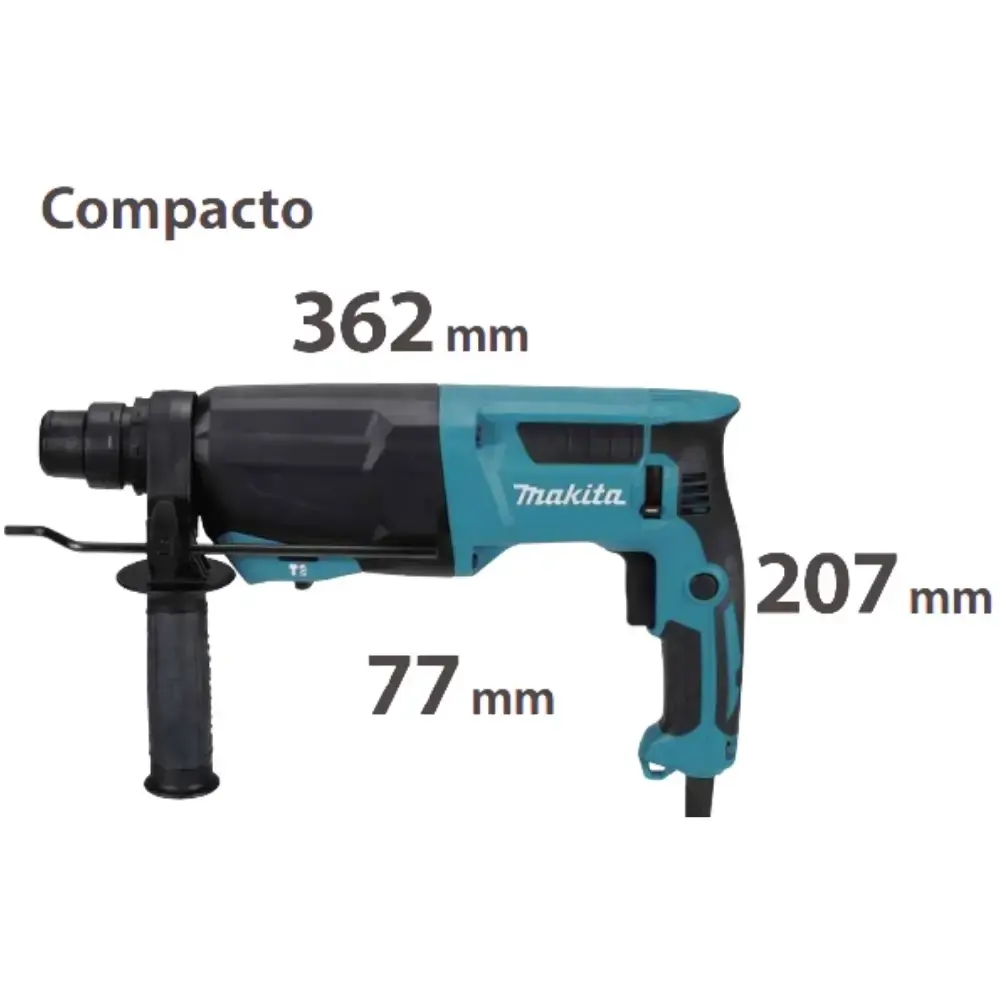 Martelete rompedor plus 2,9KG 800W 127V Makita 110 V — fotografia 5