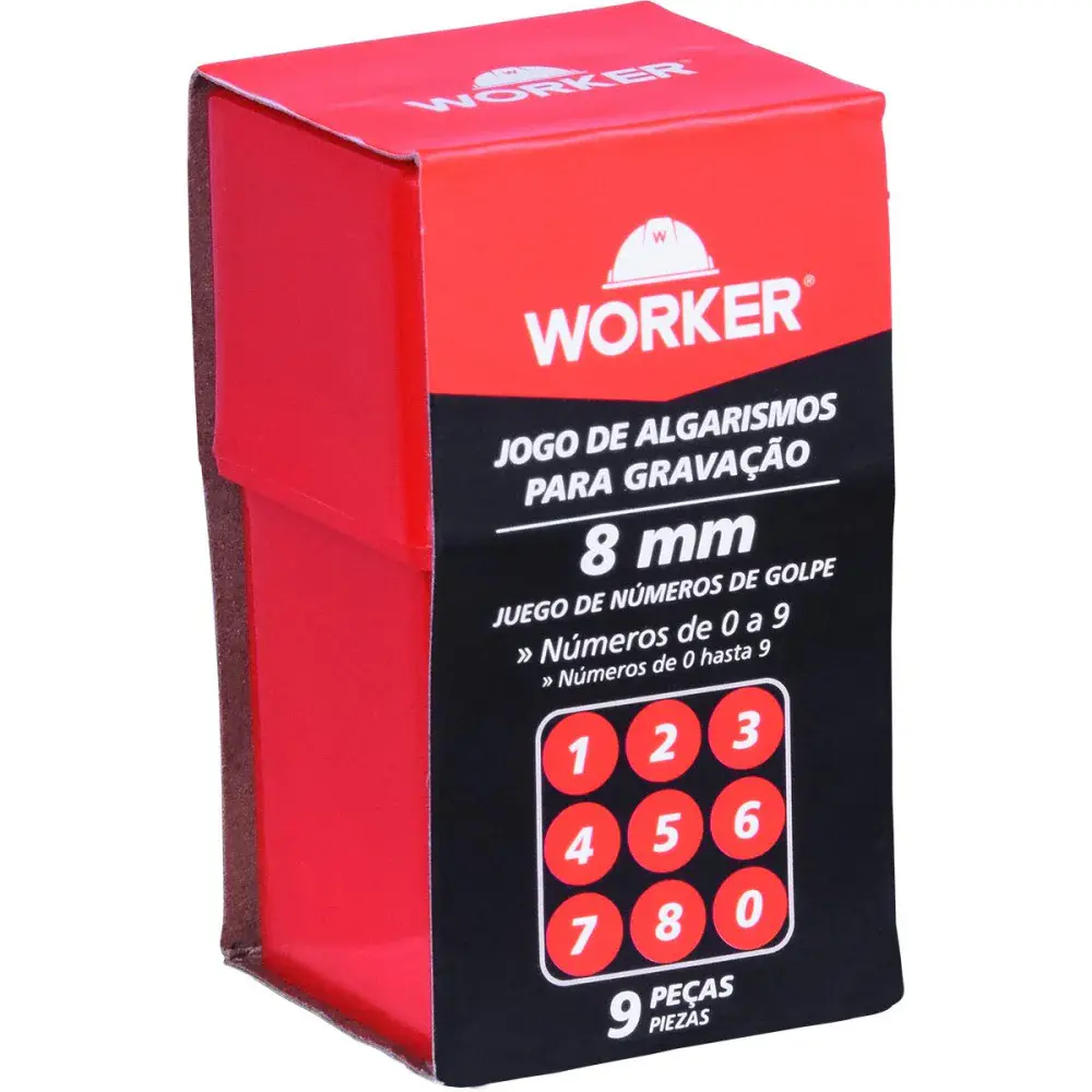 Jogo de algarismo para gravação 8MM Worker — fotografia 4