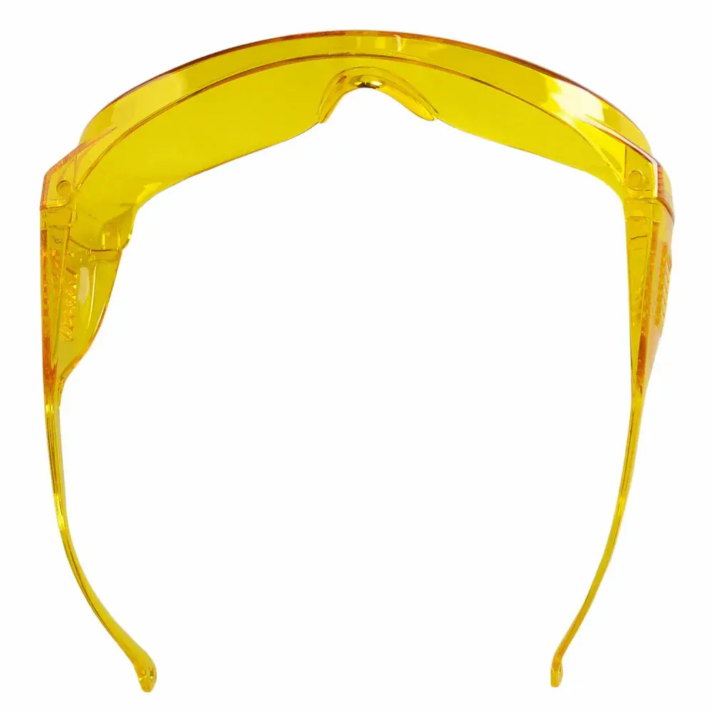 Óculos de segurança amarelo ambar provision Carbografite — fotografia 5