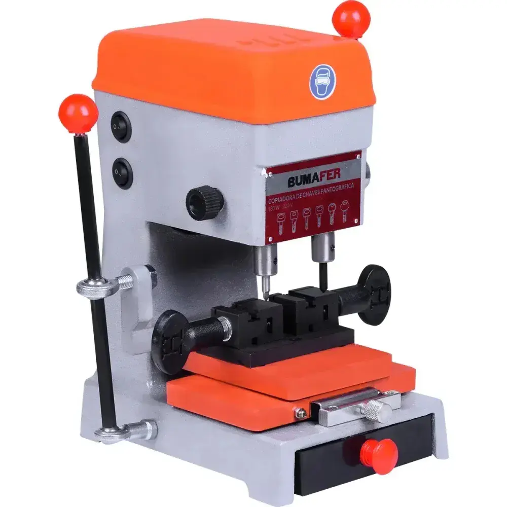 Máquina copiadora de chaves pantográfica 180W 220V Bumafer — fotografia 7