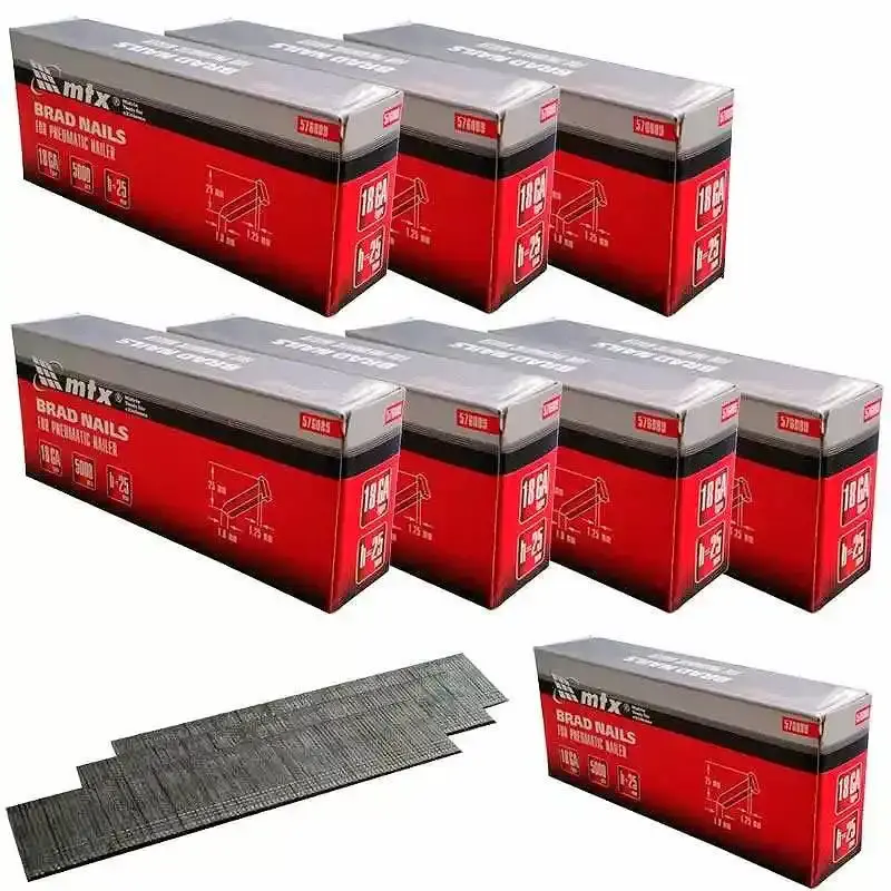 Pinos para pinador pneumático F-25 combo com 40.000 peças MTX — fotografia de referência