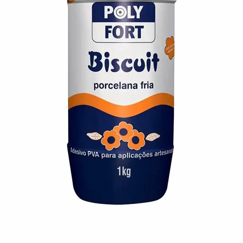 Cola biscuit branca 1KG IA027 Pulvitec — fotografia 3