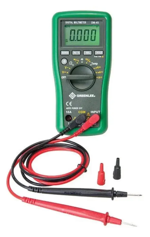 Multímetro digital 10A 600V ac/dc cat iii Greenlee — fotografia 5