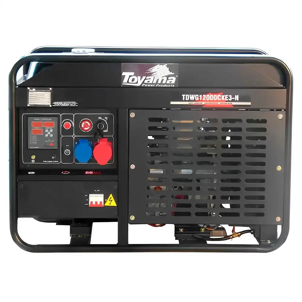 Gerador diesel 12,5KVA trifásico 380V TDWG12000CXE3-N Toyama — fotografia 2