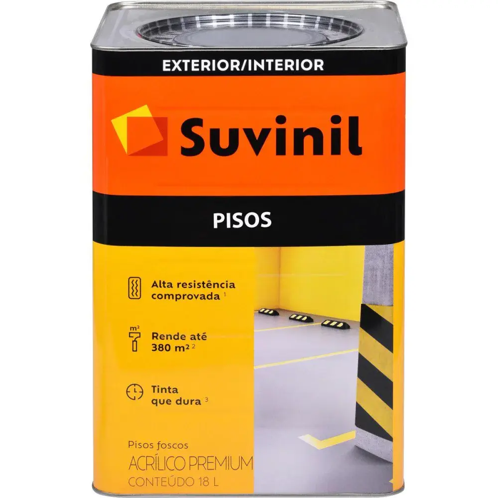 Tinta para piso concreto puro 18L da Suvinil
