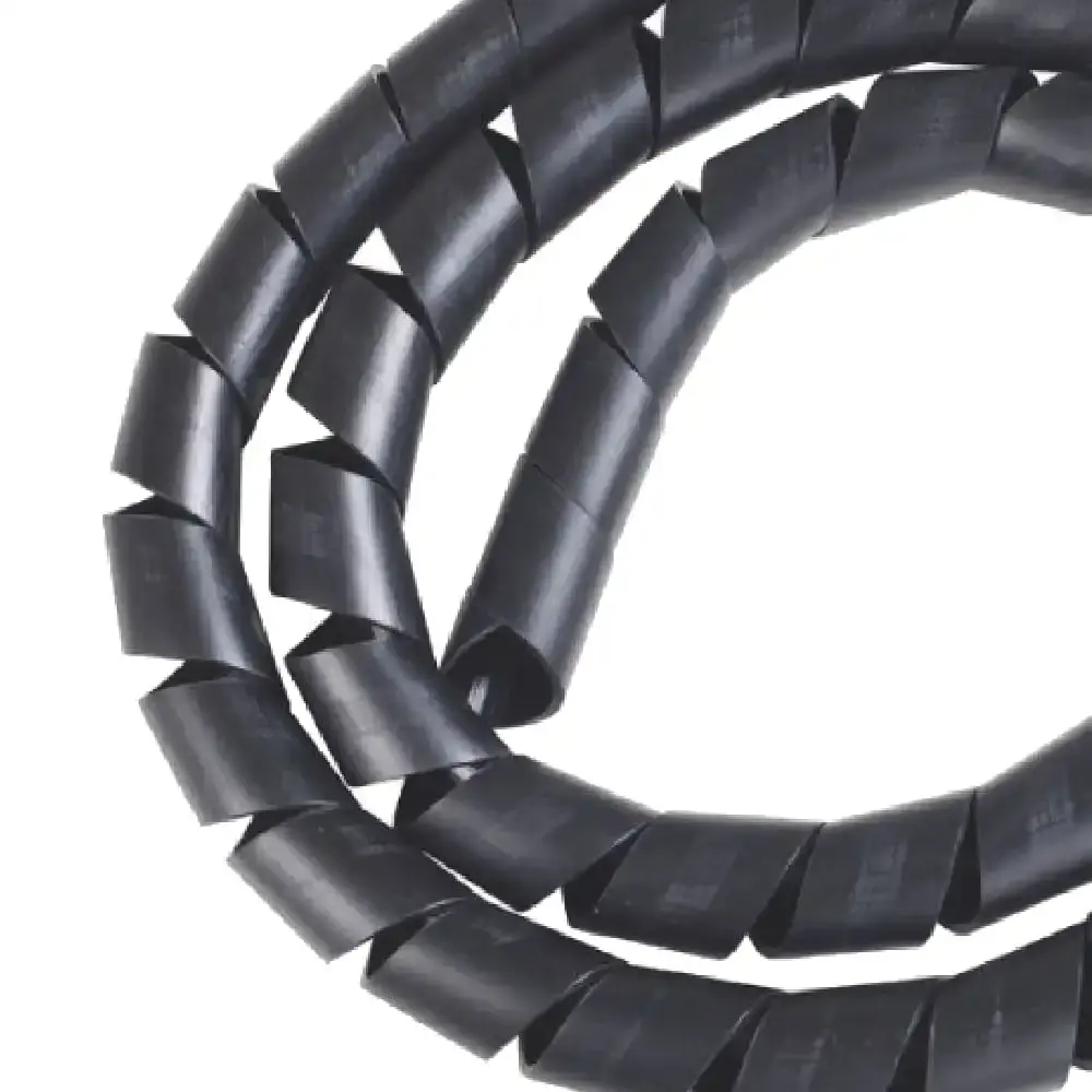 Tubo espiral organizador 1/2 POL preto 1 metro Tramontina — fotografia 3