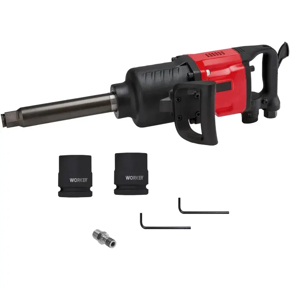 Chave de impacto pneumática 1 3100NM 3600RPM 16,3KG Worker — fotografia 4