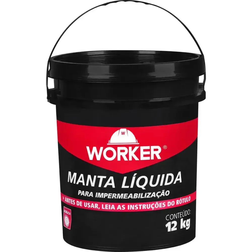 Manta líquida acrílica branca 12L Worker — fotografia 4