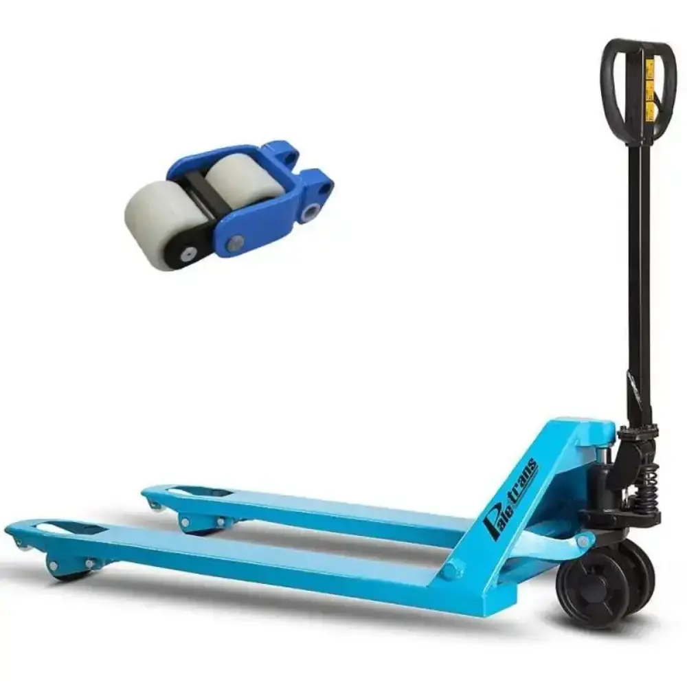 Paleteira transpalete manual 680 MM roda dupla 2.500 KG TM2500 RTN680 Paletrans