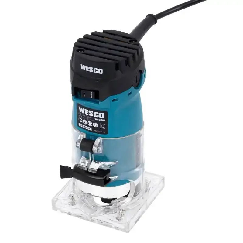 Tupia laminadora 6 MM 500W com 2 pinças WS5047 Wesco 110 V — fotografia 2