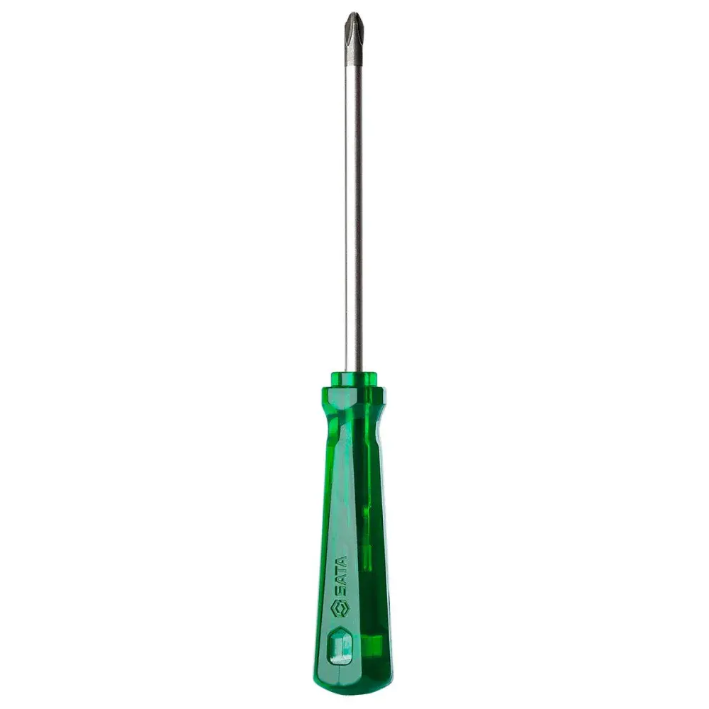 Chave de philips com cabo translucido verde 3/16X1.1/2” Sata — fotografia de referência