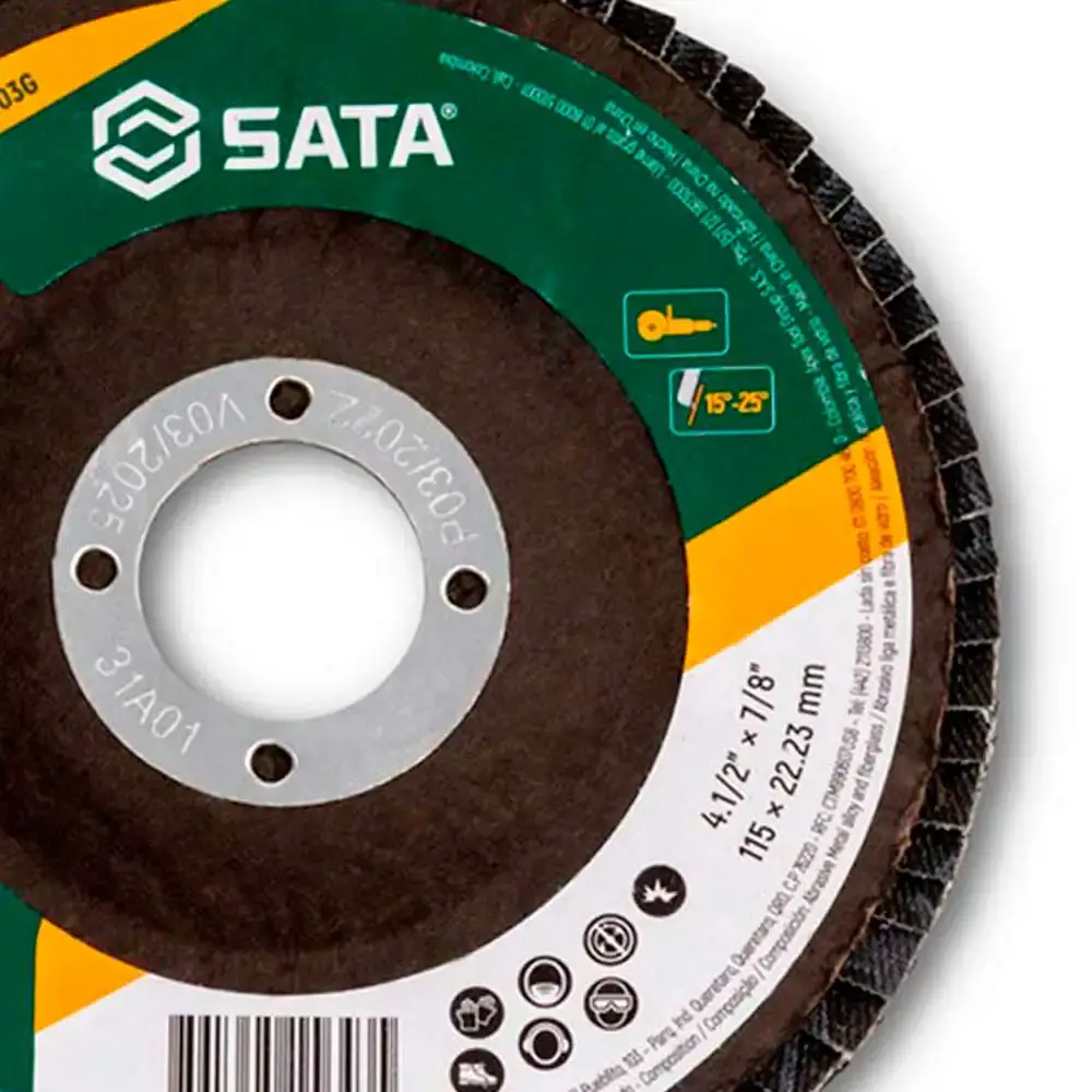 Disco de corte inox 4.1/2 polegada x 1.6MM ST55053G Sata — fotografia 5