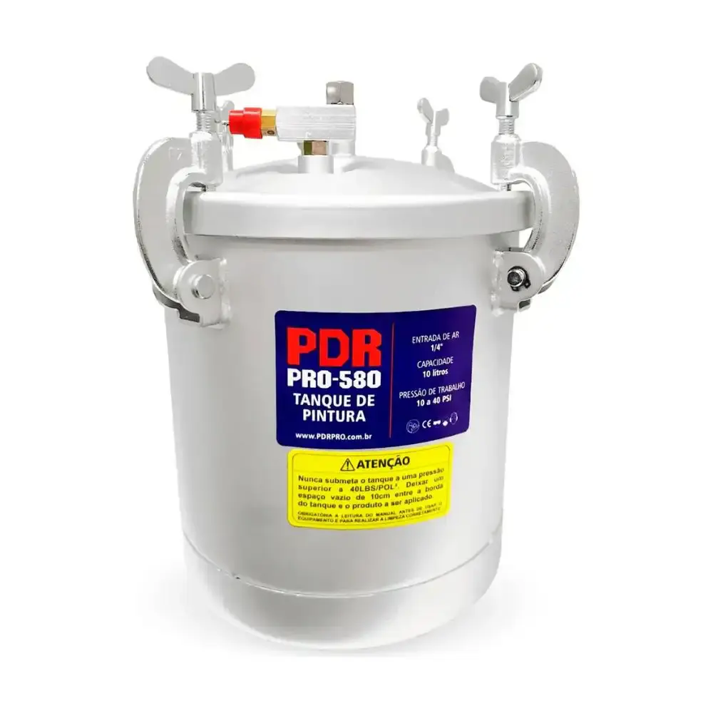 Tanque de pintura 10 litros PRO-580 PDR PDR2 Ldr2 — fotografia 2