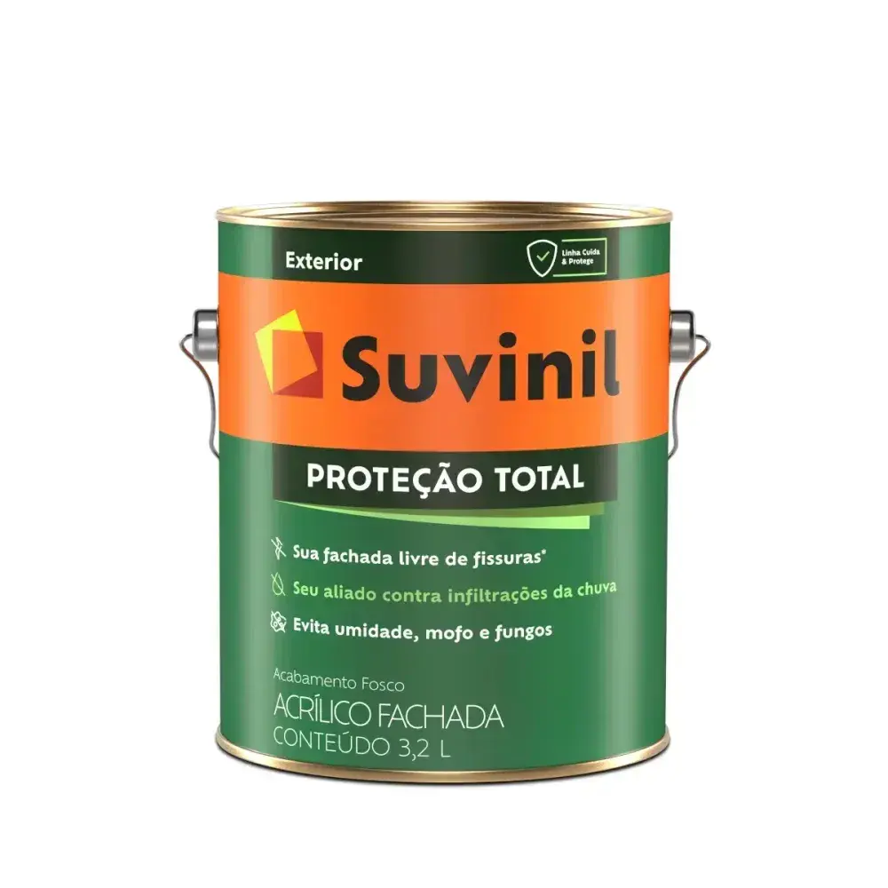 Acrílico proteção total fosco base B2 3,2L suvinil Suvinil Selfcolor — fotografia 2