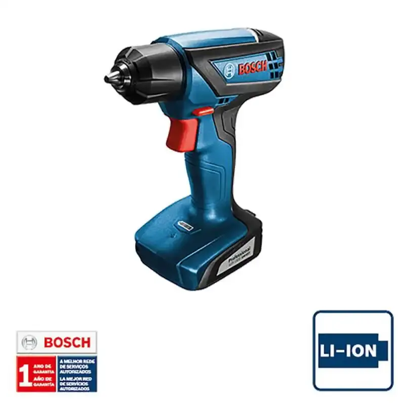 Parafusadeira e furadeira à bateria Bosch 12V bivolt led lithium+ kit de brocas — fotografia 3