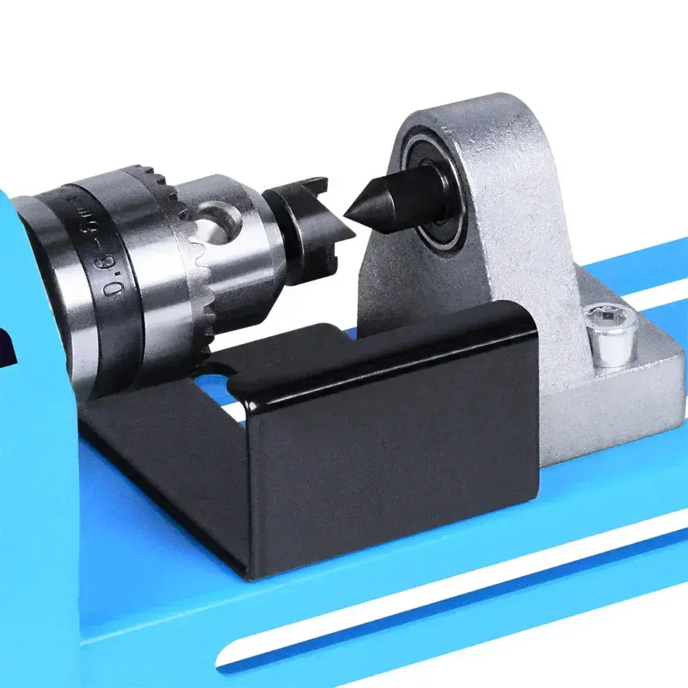 Mini torno mecânico 145MM 150W bivolt Bumafer — fotografia 12