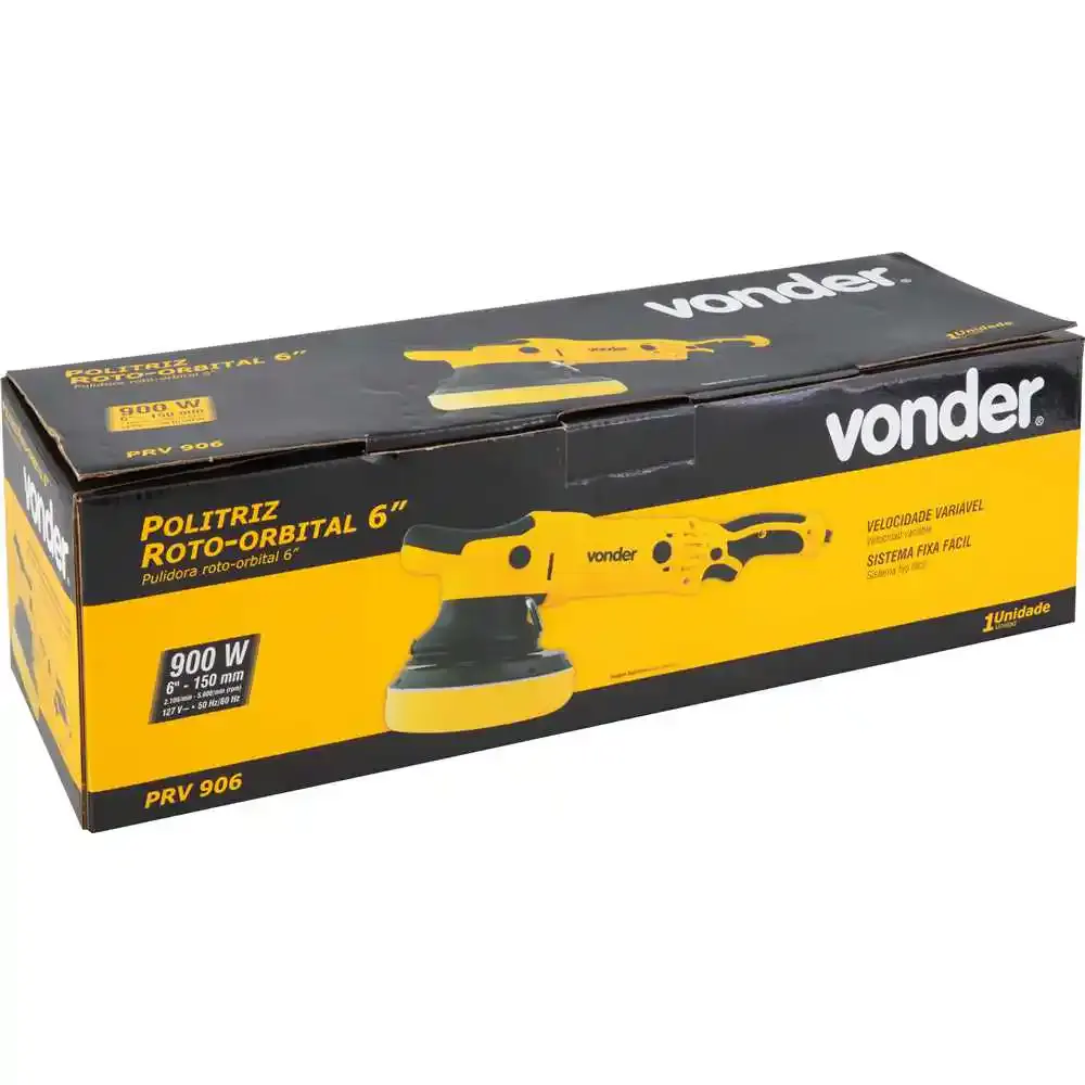Politriz roto orbital 6 POL 900W PRV906 Vonder 110 V — fotografia 8