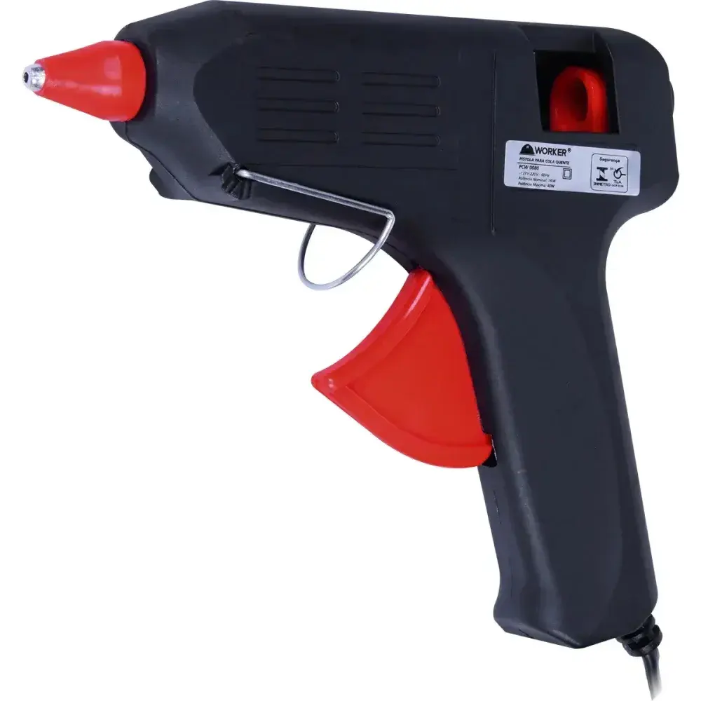 Pistola de cola quente PCW0080 16W bivolt Worker — fotografia 7