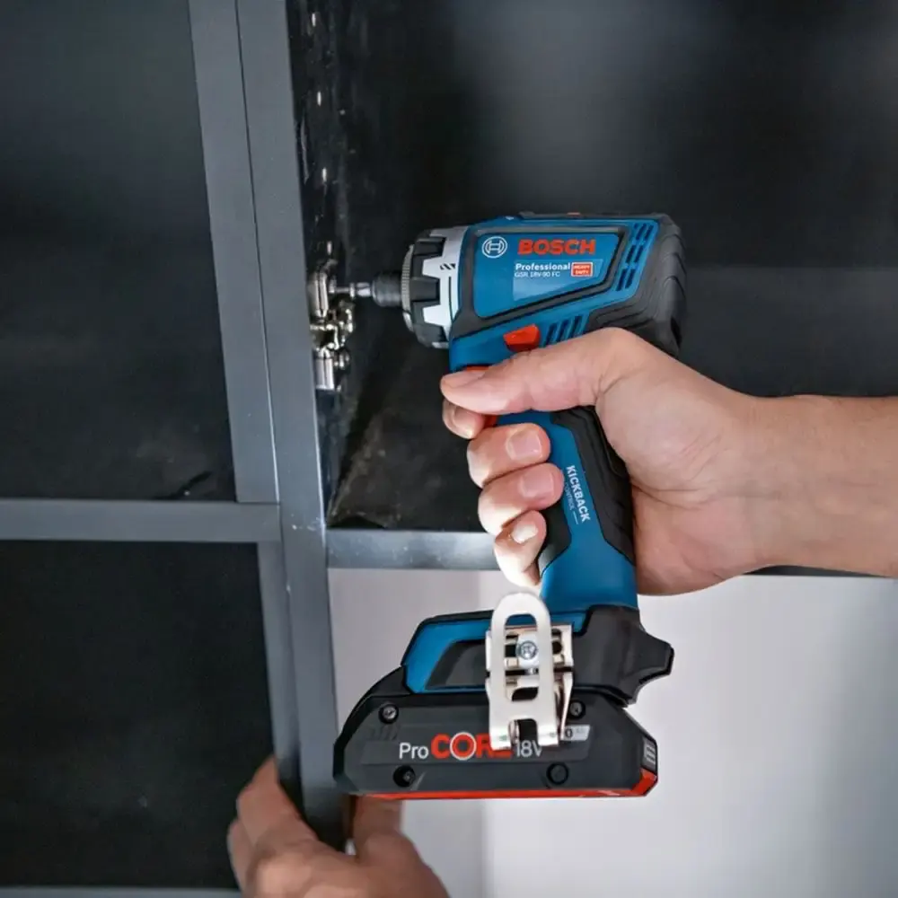 Parafusadeira 18V 1/2 POL 64NM brushless GSB18V-90 com bateria e maleta Bosch — fotografia 8