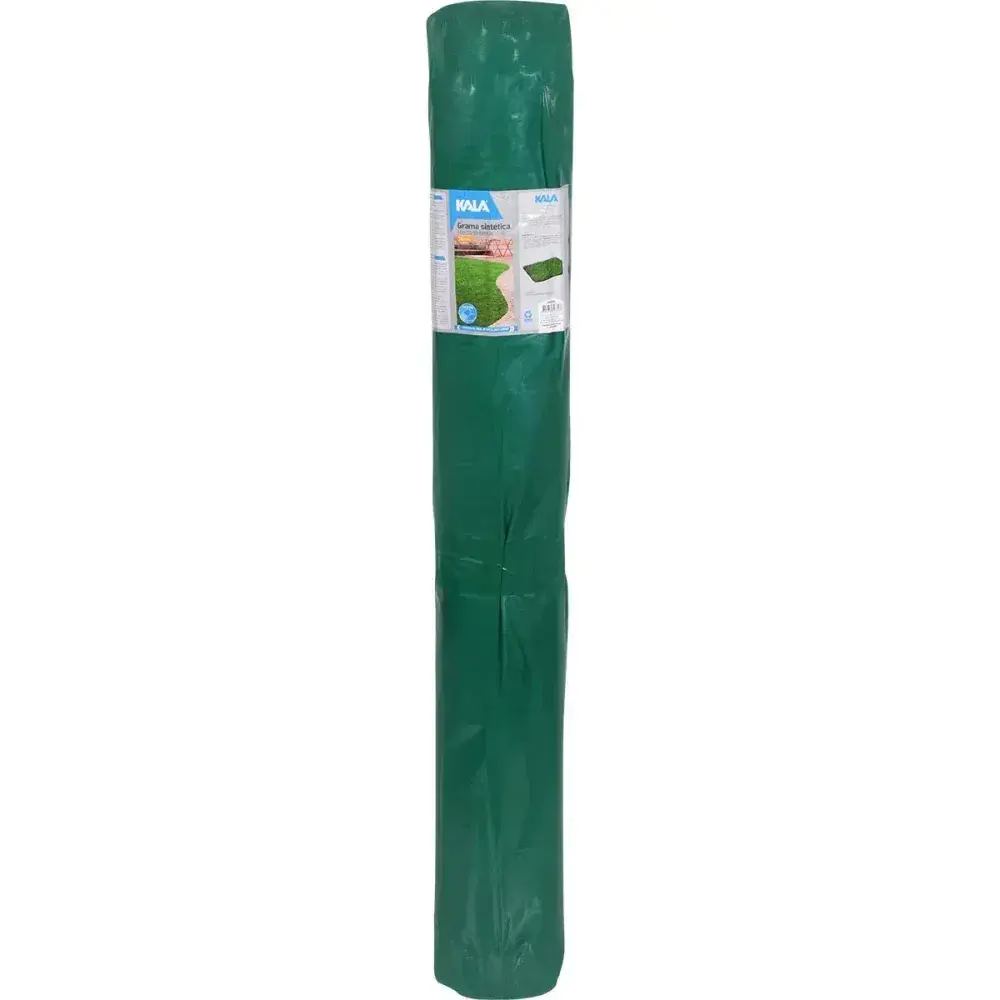 Grama sintética de polipropileno com 4 tons 25MM 1X2M Kala — fotografia 8