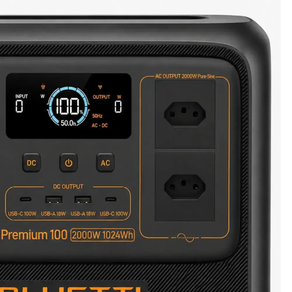 Estação de armazenamento de energia portátil premium elite 100V2 2000W Bluetti 220 V — fotografia 3