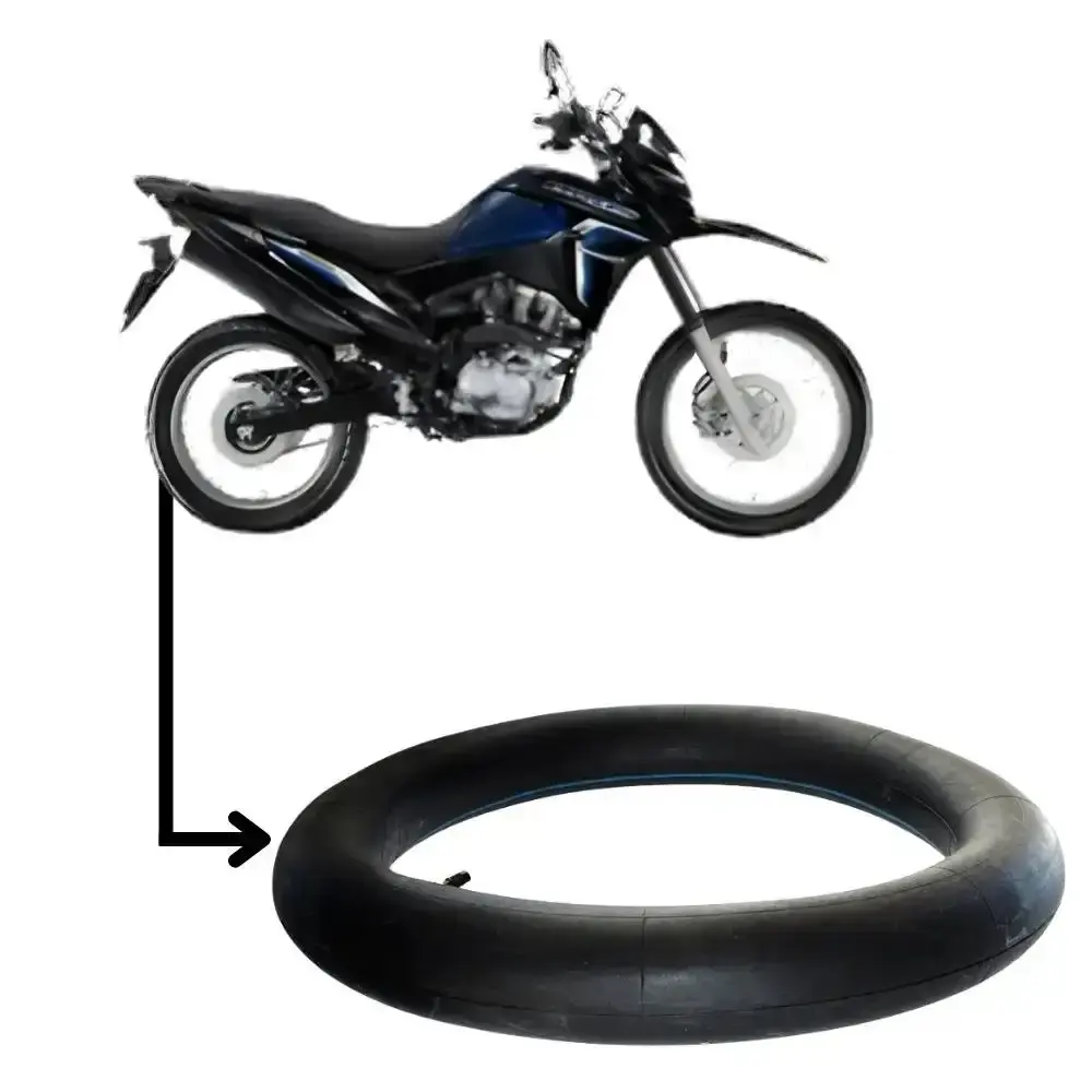 Kit 5 câmaras de ar para pneu aro 19 para moto NXR bros Bremen — fotografia 4