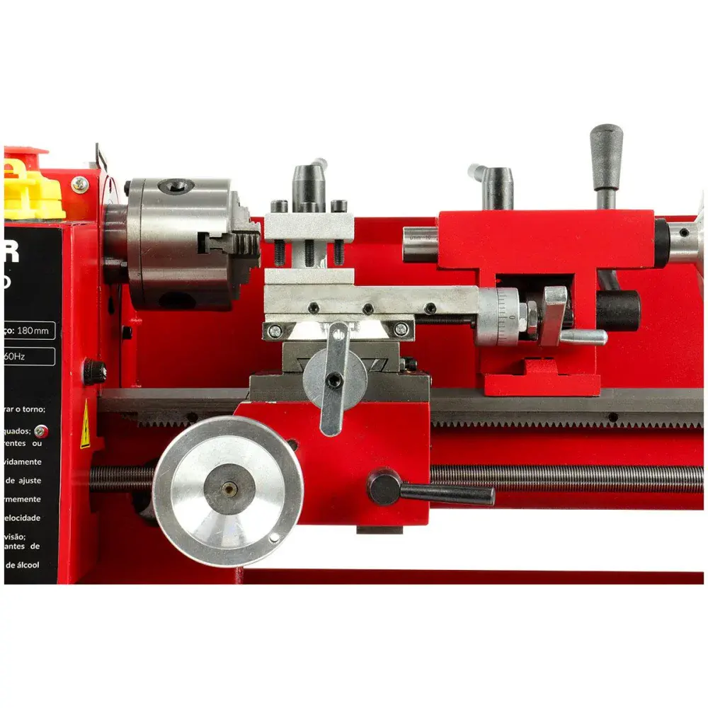 Torno mecânico em aço TMB-350 350MM 550W 220V Bumafer — fotografia 3
