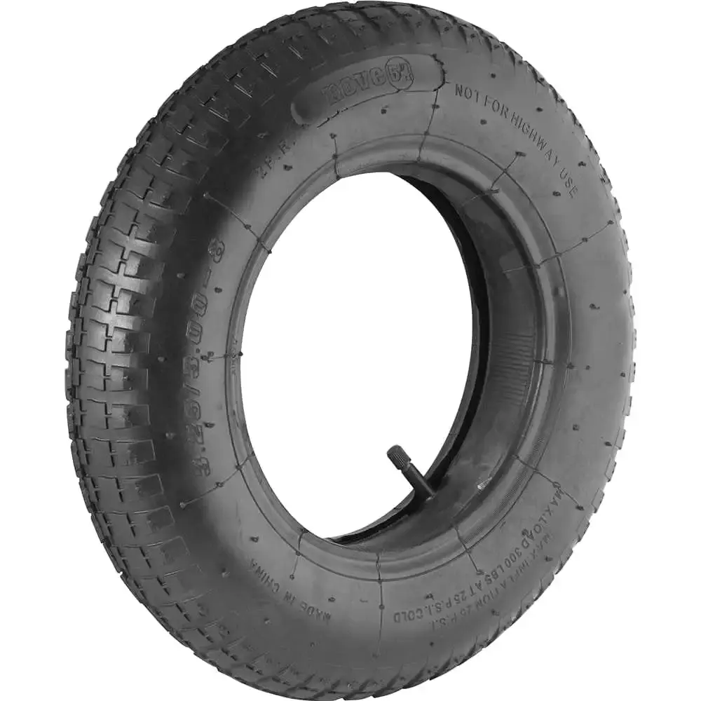 Pneu 2 Lonas 3,25 x 8 POL para Carriola NOVE54 — fotografia de referência