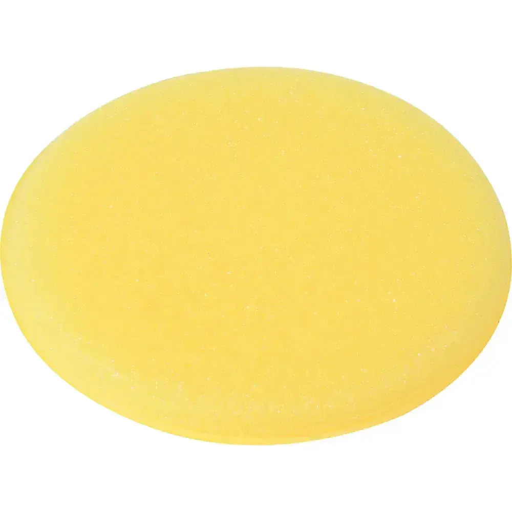Aplicador de cera automotiva espuma amarela 120MM Worker — fotografia 9