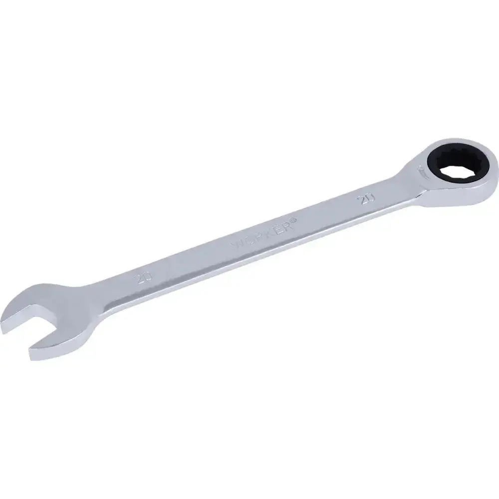 Chave combinada com catraca cromo vanádio 20MM Worker — fotografia 9