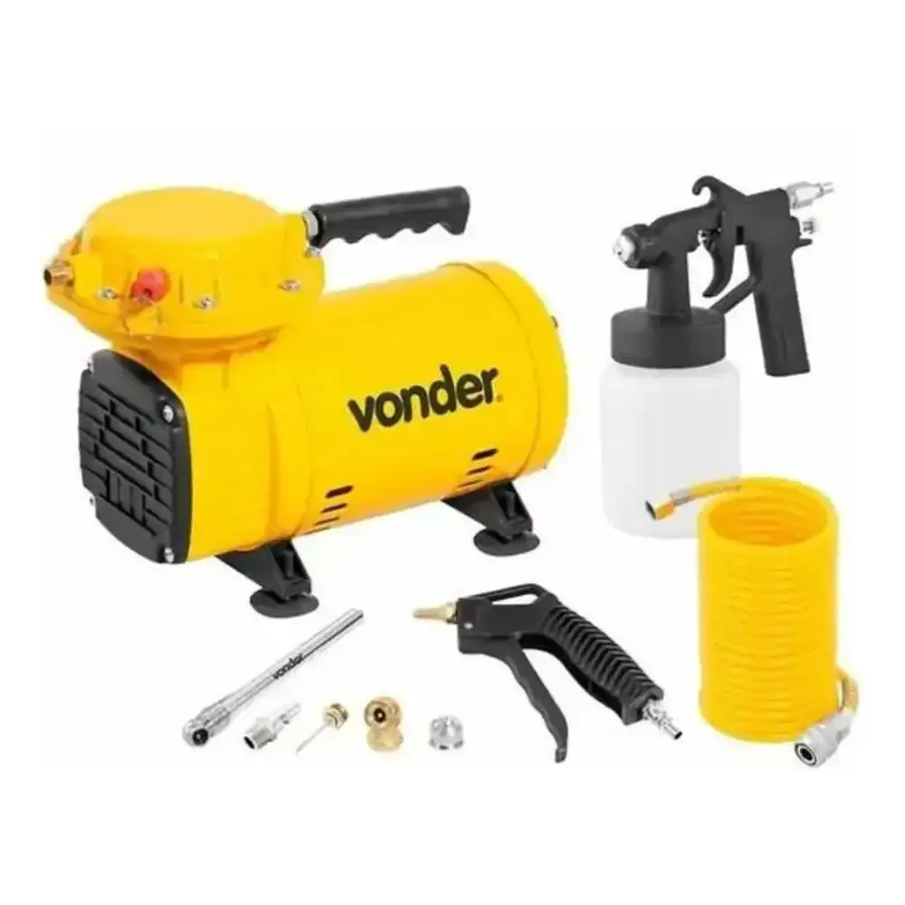 Compressor ar direto 1/2 HP com kit de acessórios bivolt Vonder — fotografia de referência