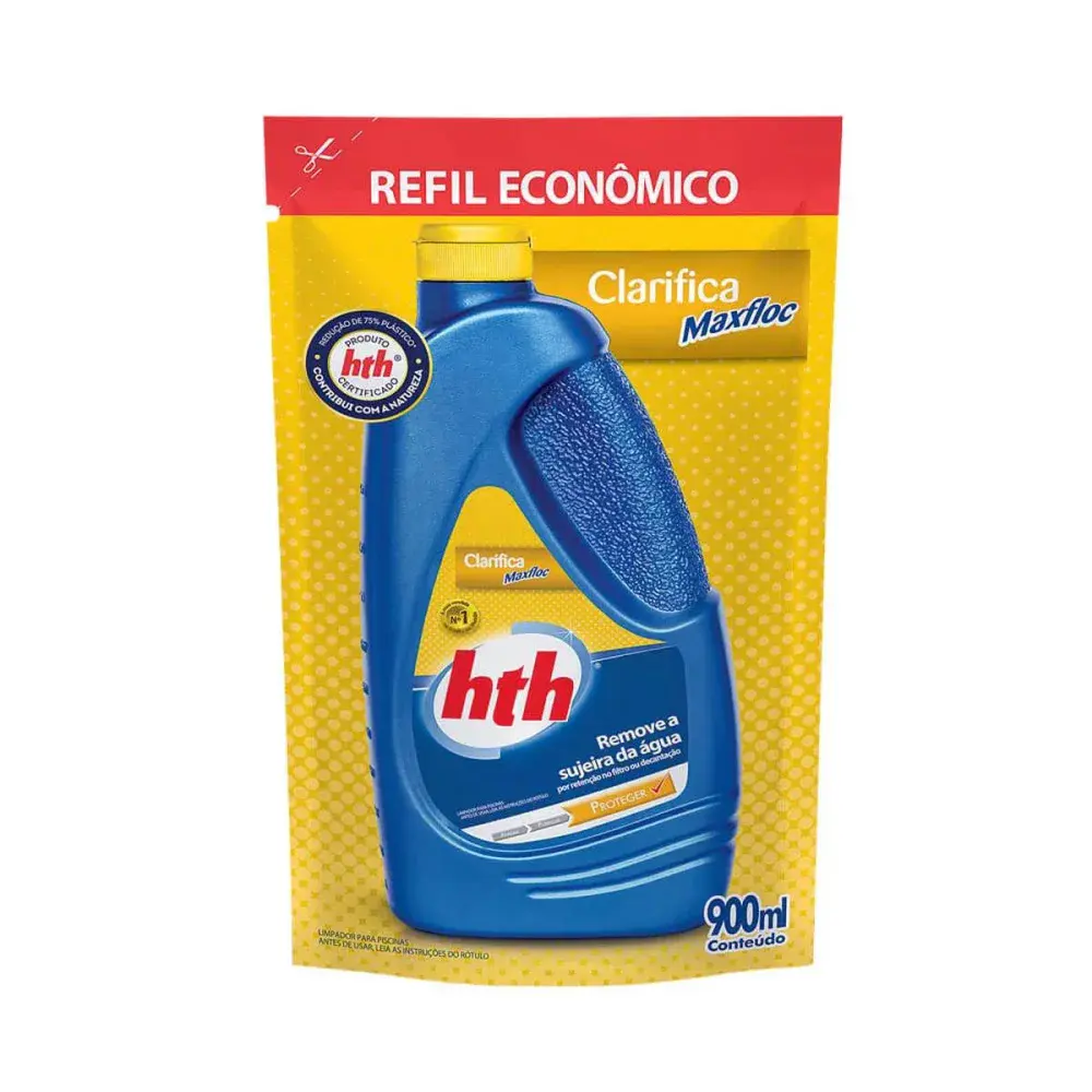 Clarificante maxfloc 900ML refil - HTH — fotografia 2