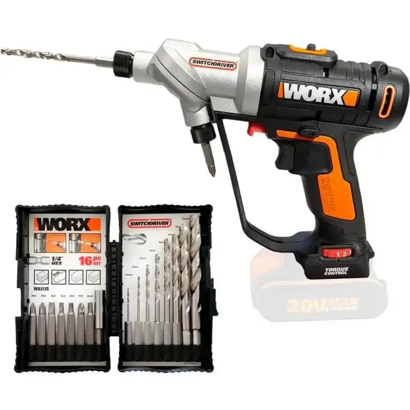 Parafusadeira e Furadeira 20V Wx176.9 s/ Bateria e Carregador WORX