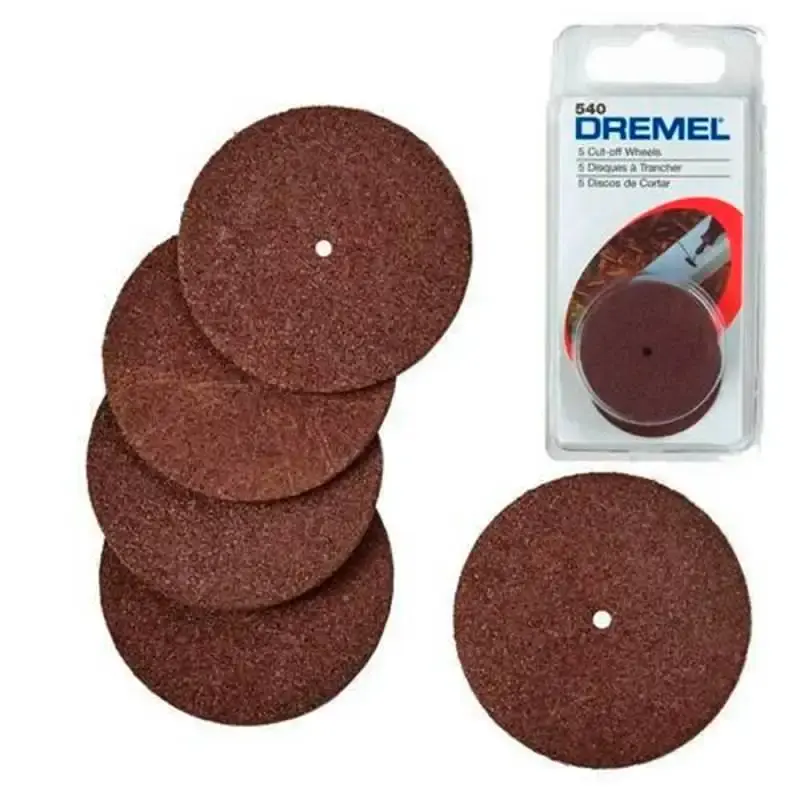 Jogo de disco de corte 1.6MM com 5 unidades 540 Dremel — fotografia de referência