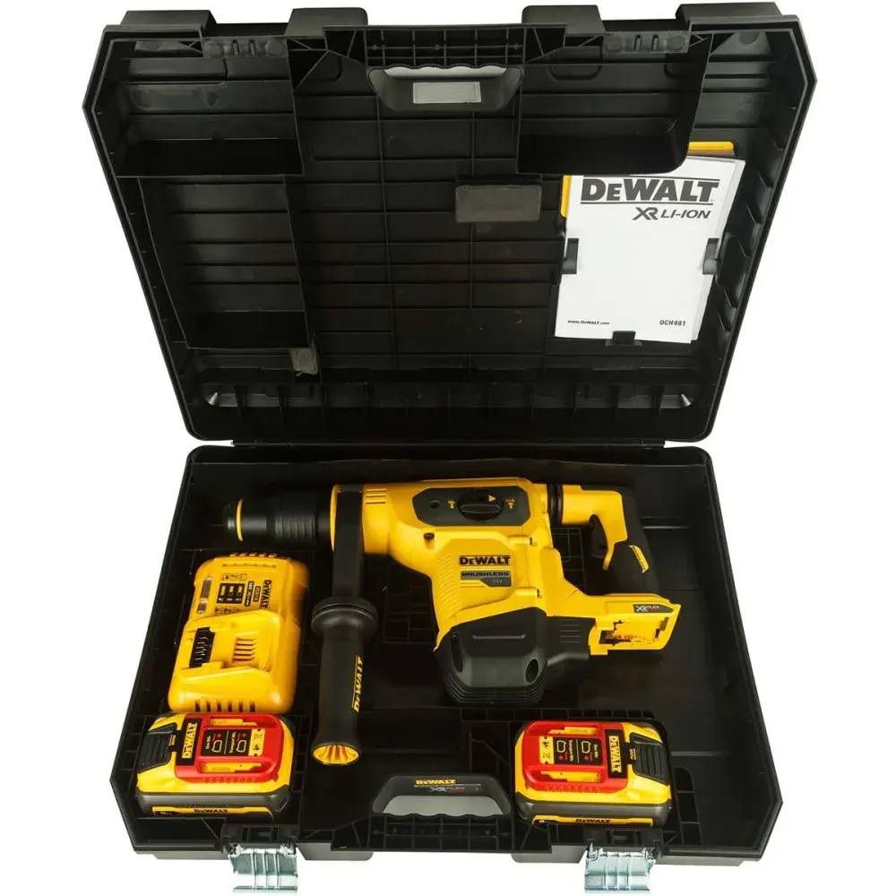 Martelo sds max 60V/220V 2 bat e maleta Dewalt — fotografia 2