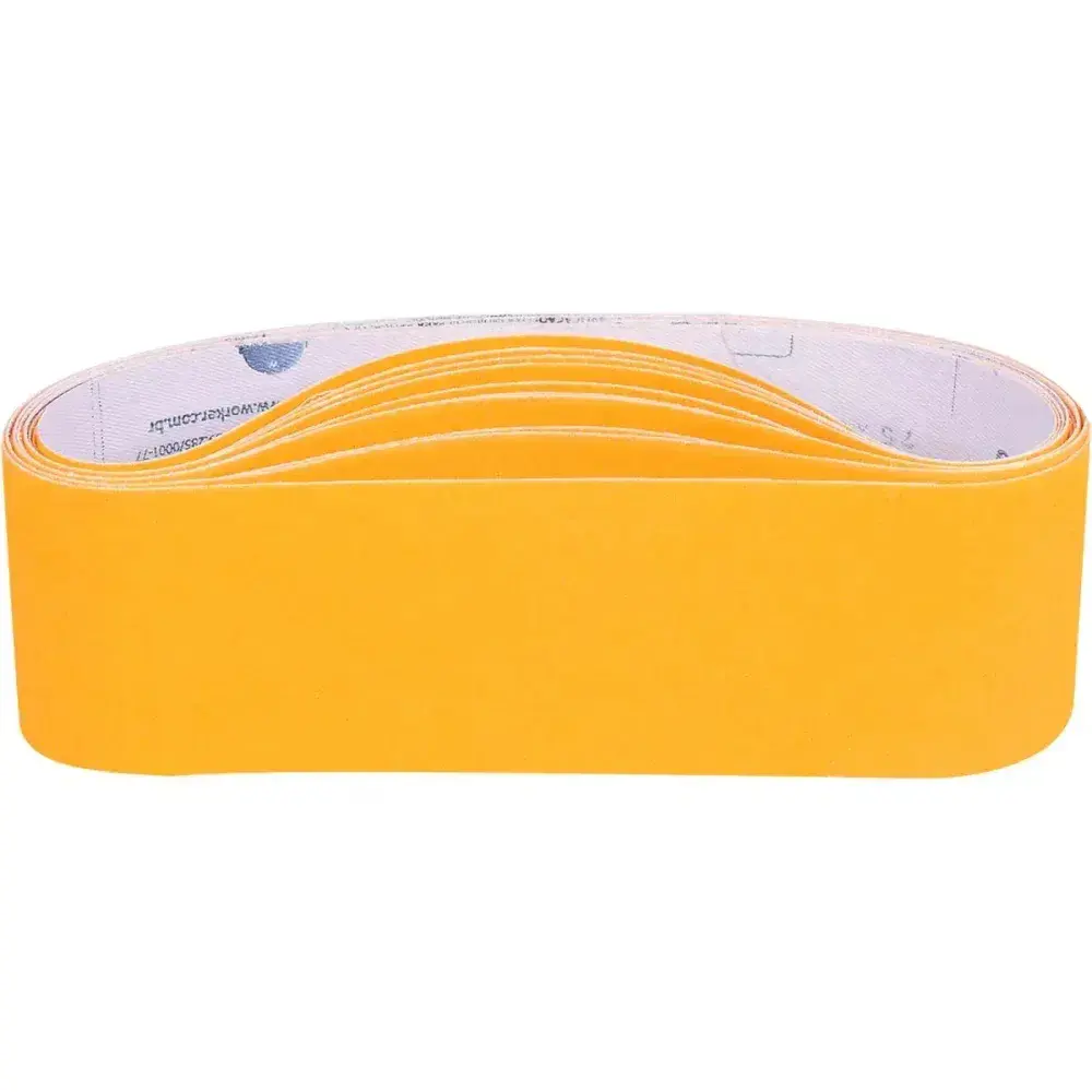 Lixa cinta lona 75MM x 610MM grão 80 Worker — fotografia 6