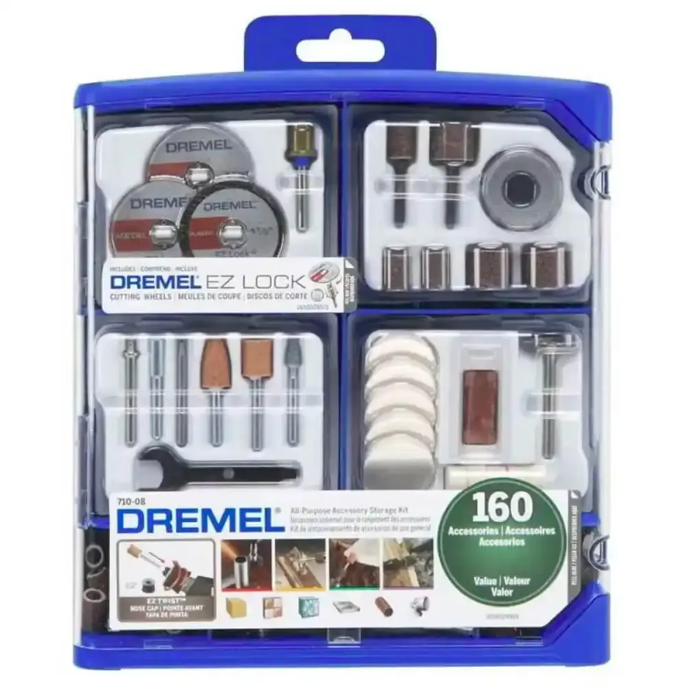 Kit de acessórios 160 peças para uso geral 710-RW2 Dremel — fotografia de referência