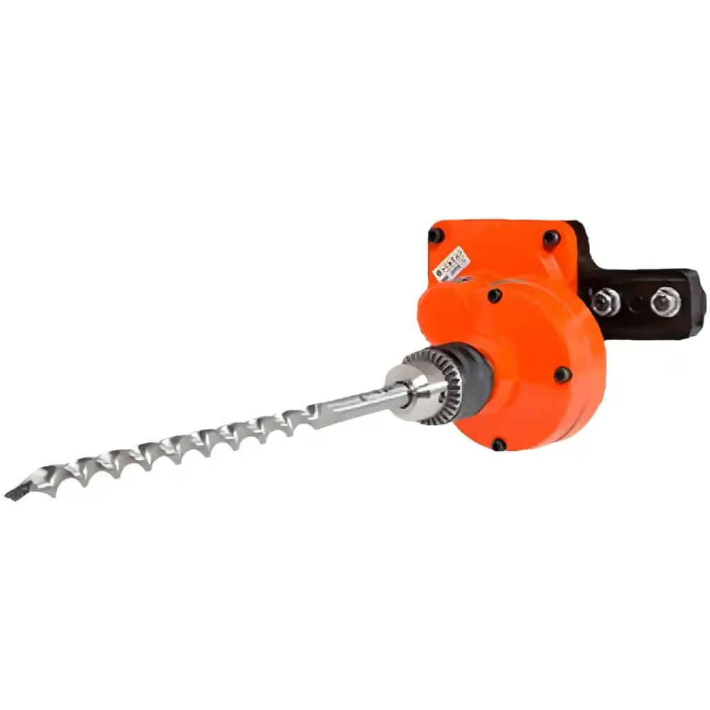 Furadeira para motosserra 2.500 RPM redução 5/1 compatível 46-53-58 tekna Vulcan — fotografia 4